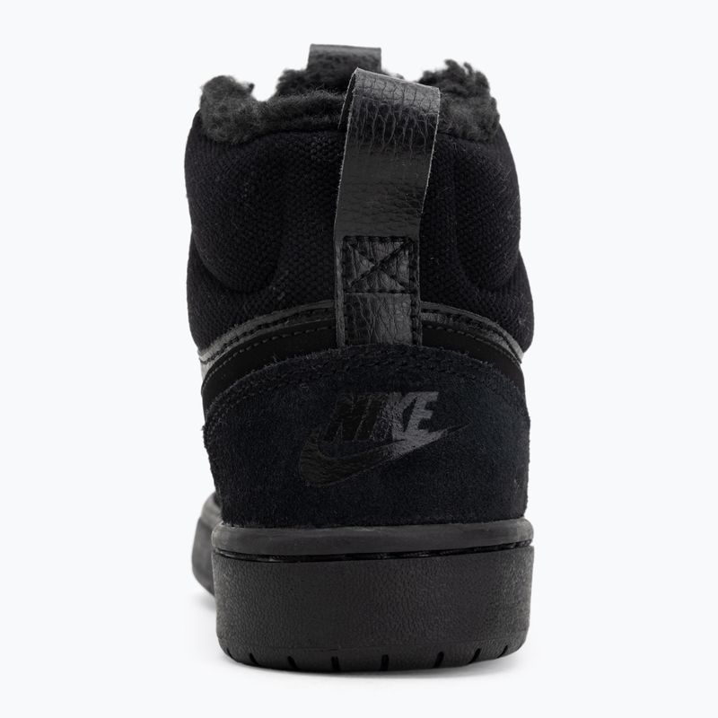 Vaikiški batai Nike Court Borough Mid 2 black/black/black 6