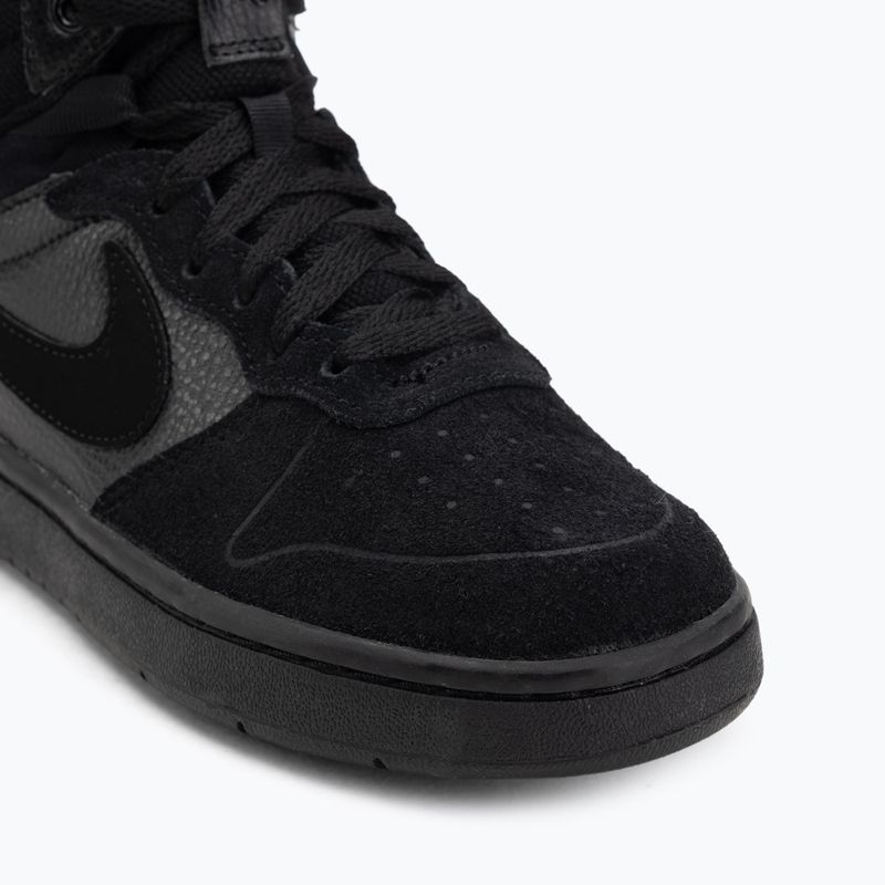 Vaikiški batai Nike Court Borough Mid 2 black/black/black 7