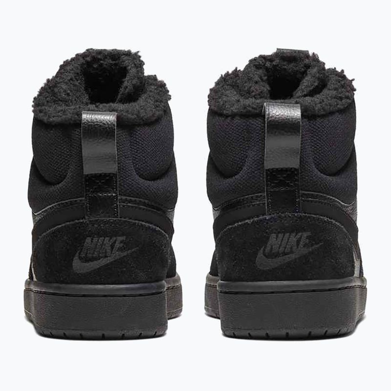 Vaikiški batai Nike Court Borough Mid 2 black/black/black 4