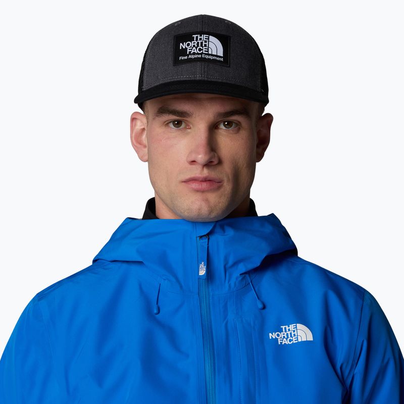 Kepuraitė su snapeliu The North Face Deep Fit Mudder Trucker tnf black/tnf medium grey/heather 3