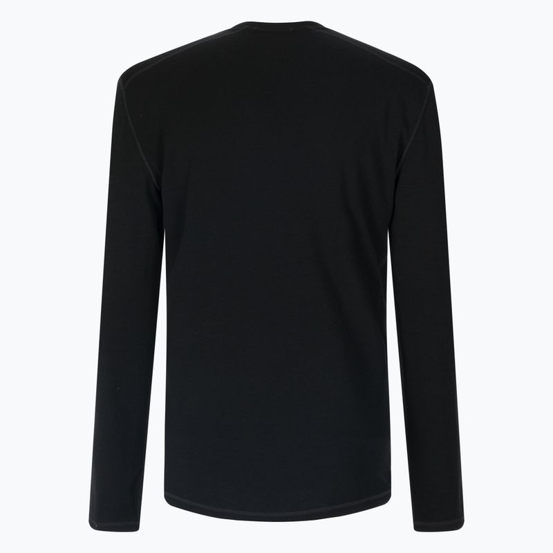 Vyriški termoaktyvūs marškinėliai Smartwool Merino Base Layer Crew Boxed juodi 2