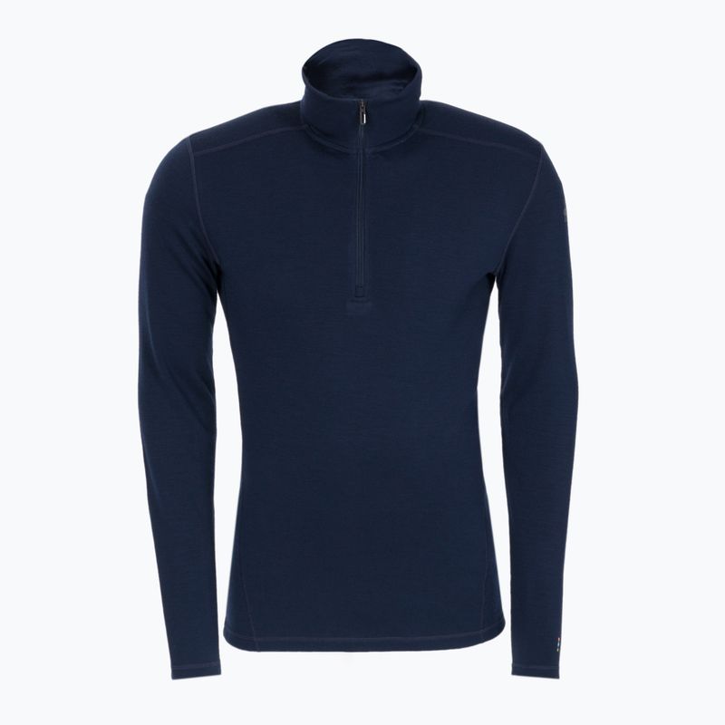 Vyriški Smartwool Merino 250 Baselayer 1/4 Zip termo marškinėliai su dėžute, tamsiai mėlyni 16356-092-S