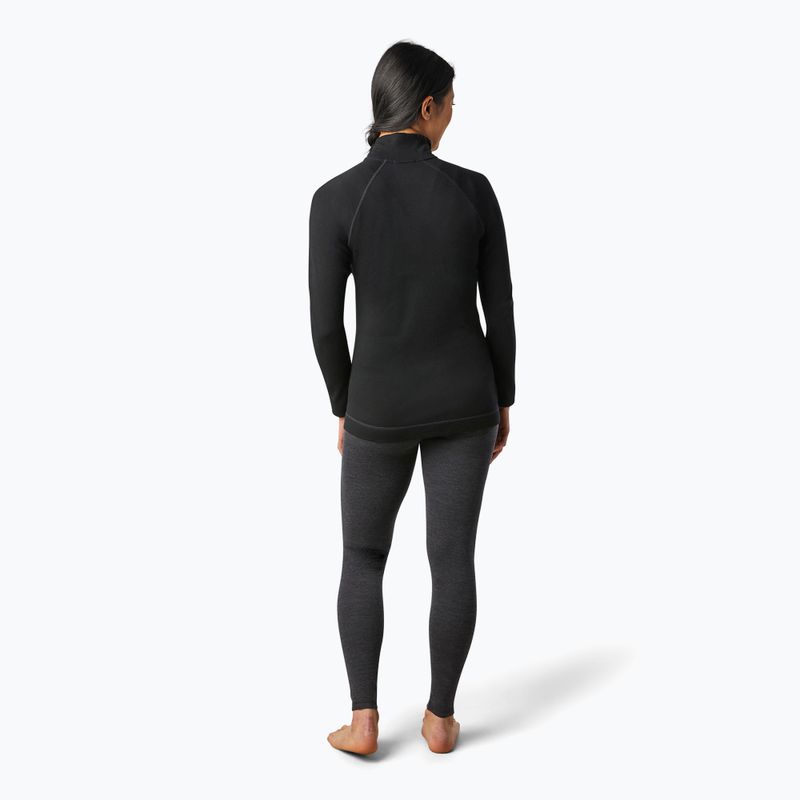 Moteriški Smartwool Merino 250 Baselayer 1/4 Zip Termo marškinėliai su užtrauktuku dėžutėje, juodi SW016374001 3