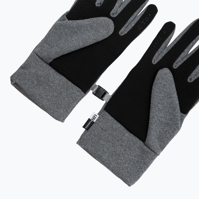Vyriškos žygio pirštinės The North Face Etip Recycled medium grey heather 5