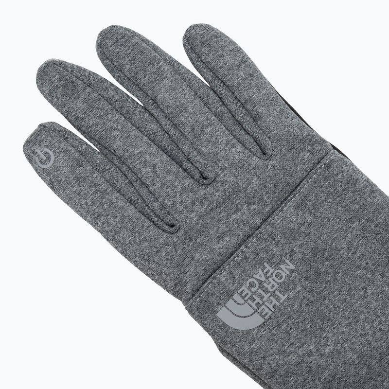 Vyriškos žygio pirštinės The North Face Etip Recycled medium grey heather 6