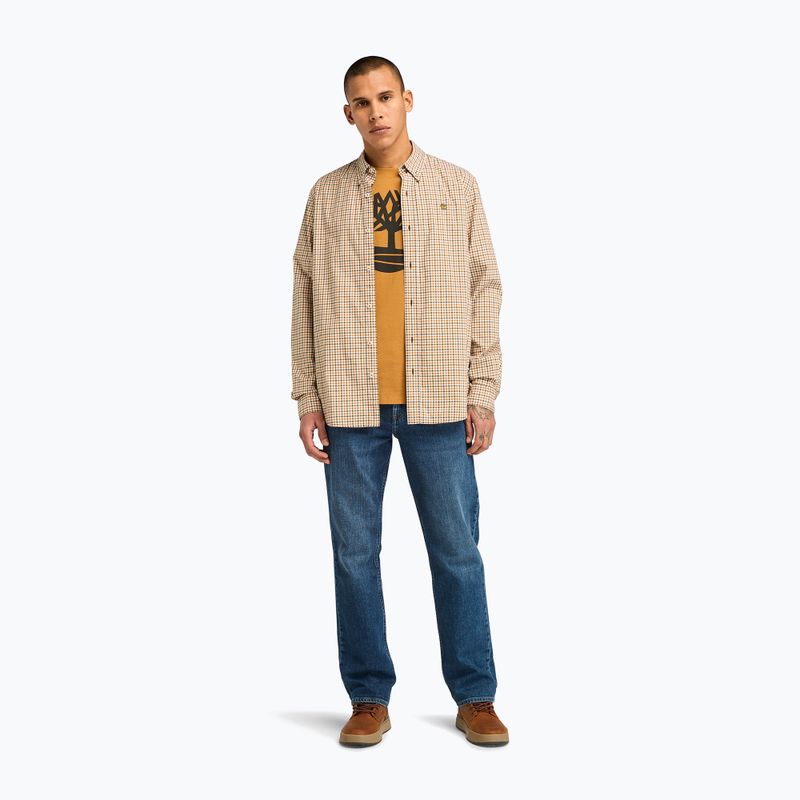 Vyriški marškinėliai Timberland Kennebec Tree Logo wheat boot 2