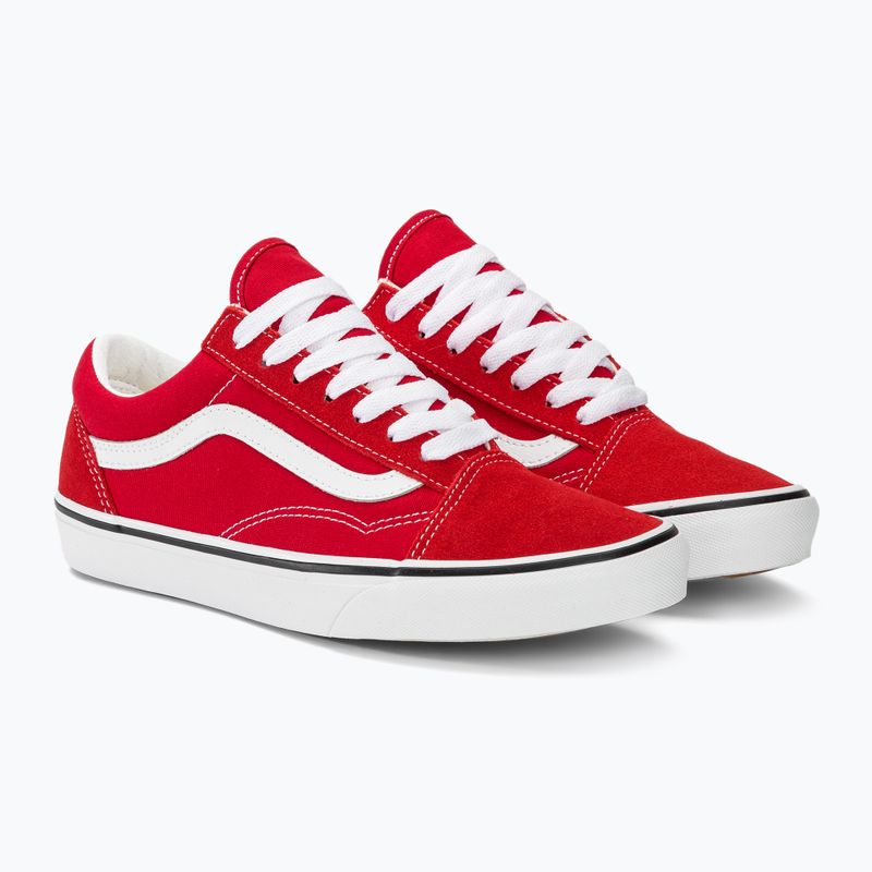 Batai Vans UA Old Skool racing red/true white 5