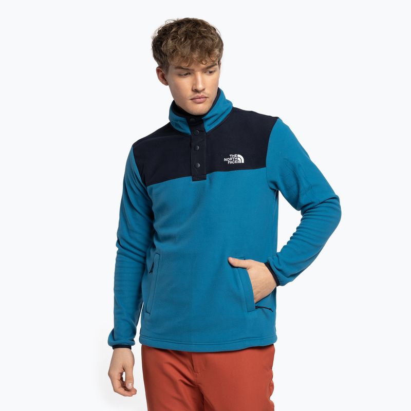 Vyriški vilnoniai džemperiai The North Face Homesafe Snap Neck blue NF0A55HM49C1