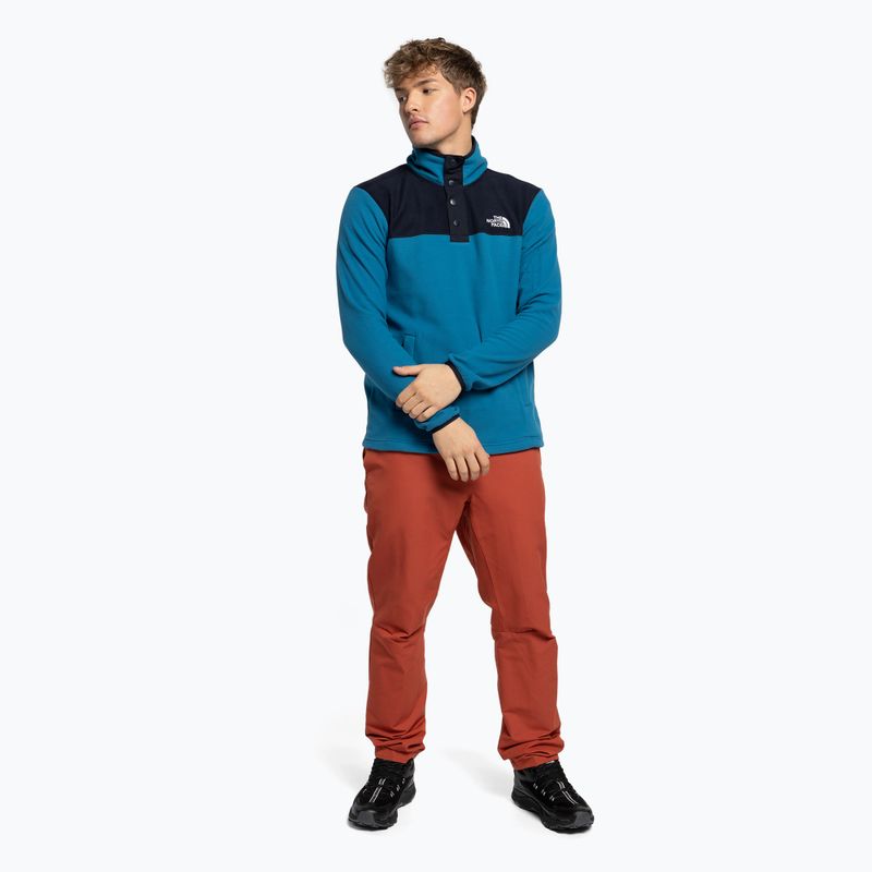 Vyriški vilnoniai džemperiai The North Face Homesafe Snap Neck blue NF0A55HM49C1 2