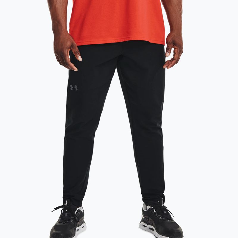 Under Armour Unstoppable Tapered vyriškos treniruočių kelnės juodos 1352028