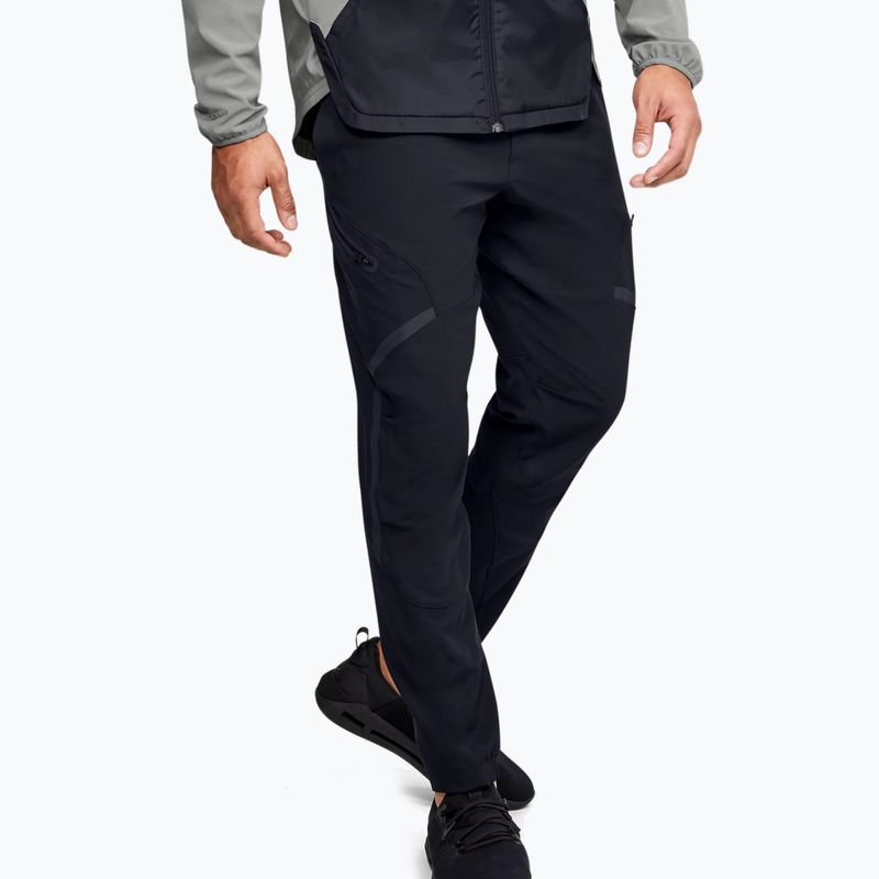 Under Armour Unstoppable Cargo vyriškos treniruočių kelnės juodos 1352026