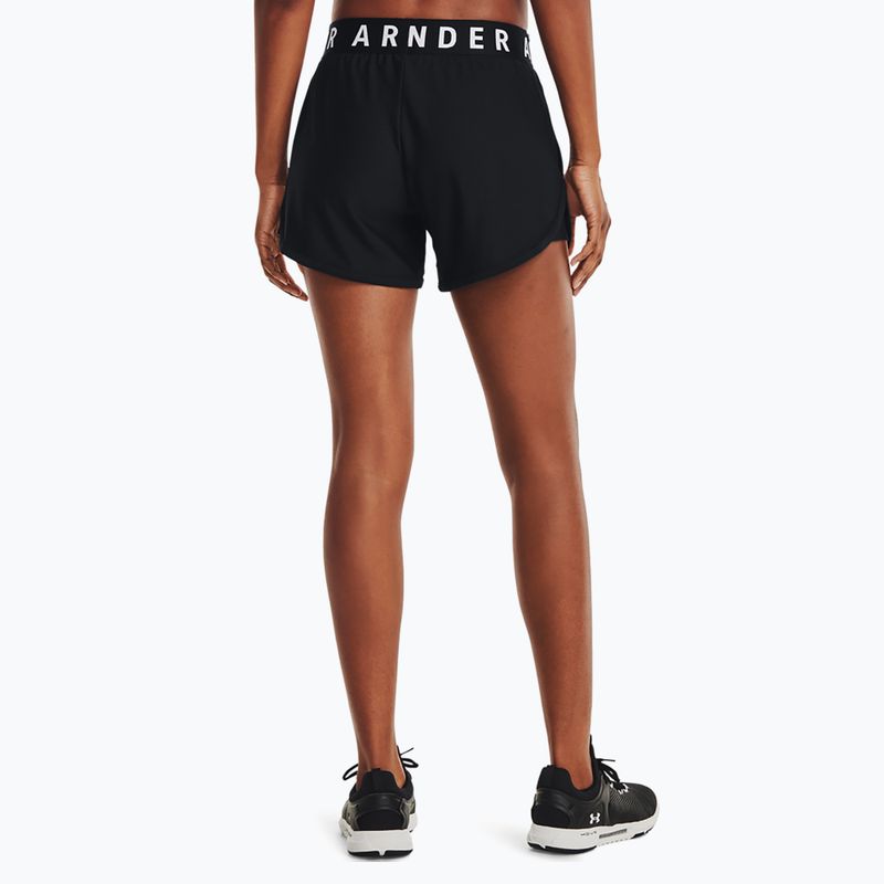 Under Armour Play Up 5 In moteriški treniruočių šortai juoda/juoda/balta 3