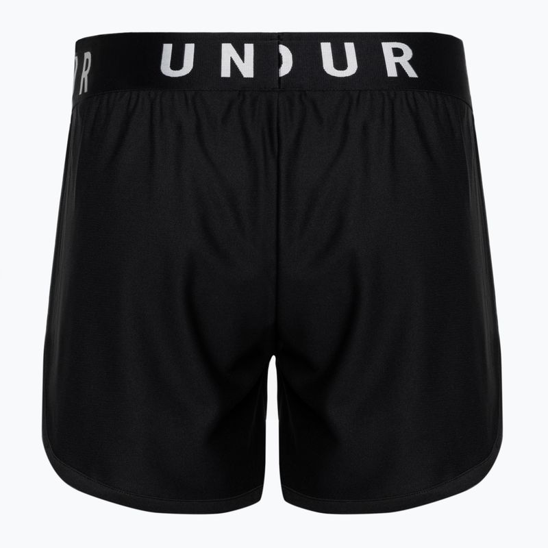 Under Armour Play Up 5 In moteriški treniruočių šortai juoda/juoda/balta 6