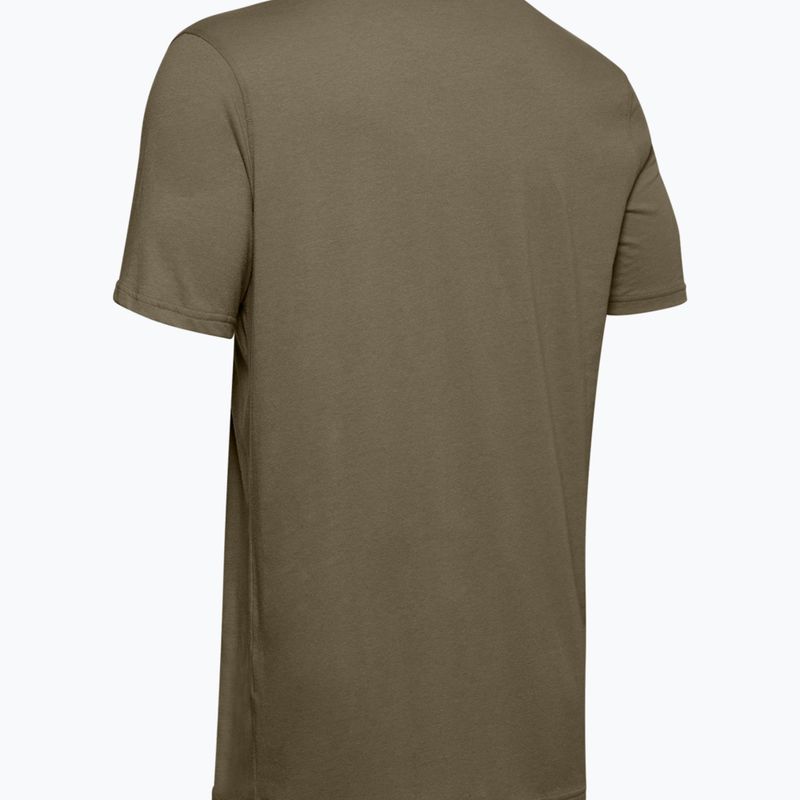 Under Armour vyriški trekingo marškinėliai M Tac Cotton brown 1351776 2