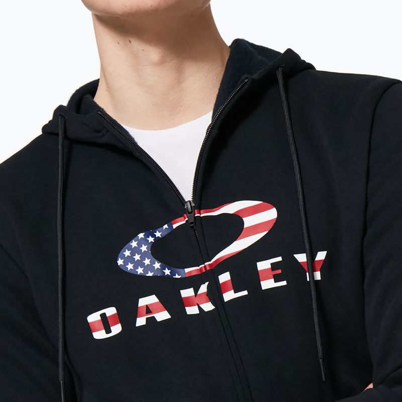 Vyriškas džemperis Oakley Bark 2.0 Hoodie FZ black/american flag 6