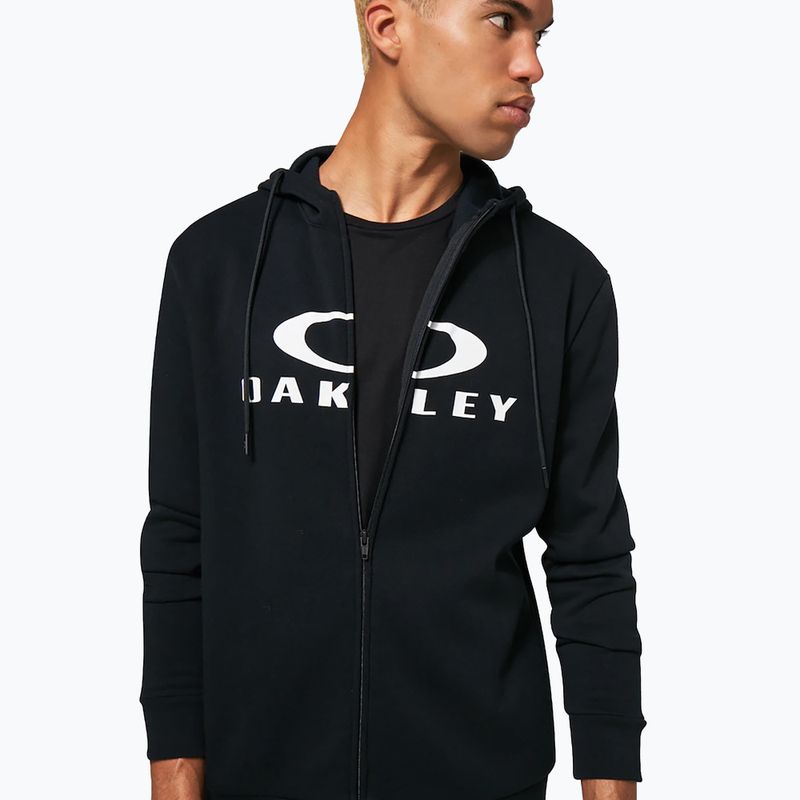 Vyriškas džemperis Oakley Bark 2.0 Hoodie FZ black/white 5