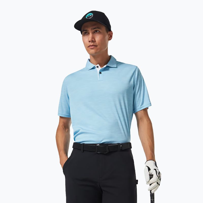 Oakley vyriški Aero Hydrolix polo marškinėliai mėlyni FOA403083 4