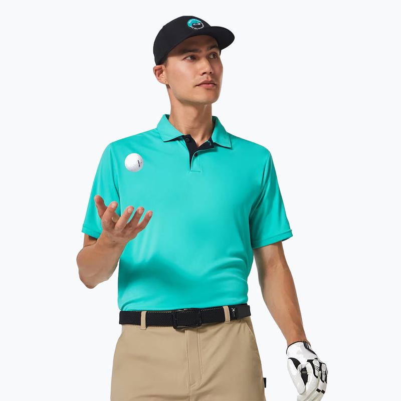 Oakley vyriški mėlyni polo marškinėliai Divisional UV FOA403084 4