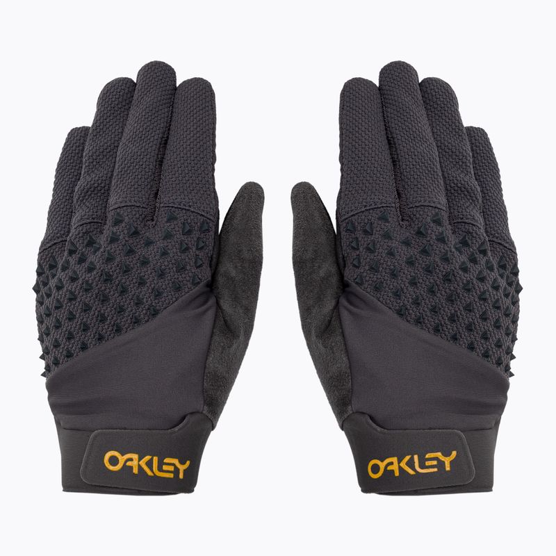 Oakley Drop In MTB vyriškos dviratininkų pirštinės juodos FOS900874 2