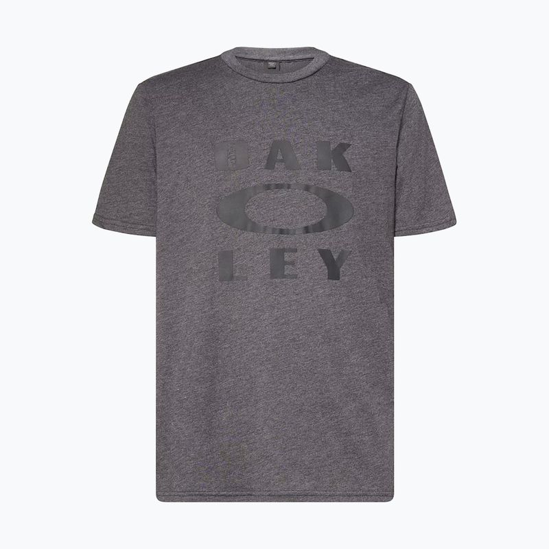 Vyriški marškinėliai Oakley Bark Ellipse Tee dark grey hthr/black