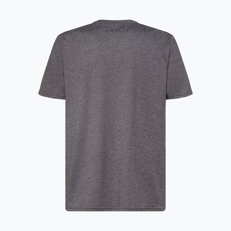 Vyriški marškinėliai Oakley Bark Ellipse Tee dark grey hthr/black 2