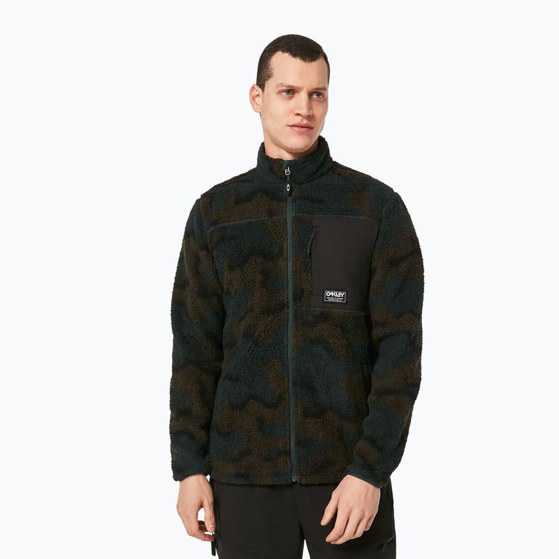 Oakley Mountain Fire Sherpa vyriški snieglenčių marškinėliai, žali FOA403426