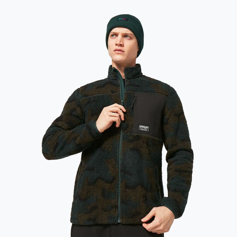 Oakley Mountain Fire Sherpa vyriški snieglenčių marškinėliai, žali FOA403426 4