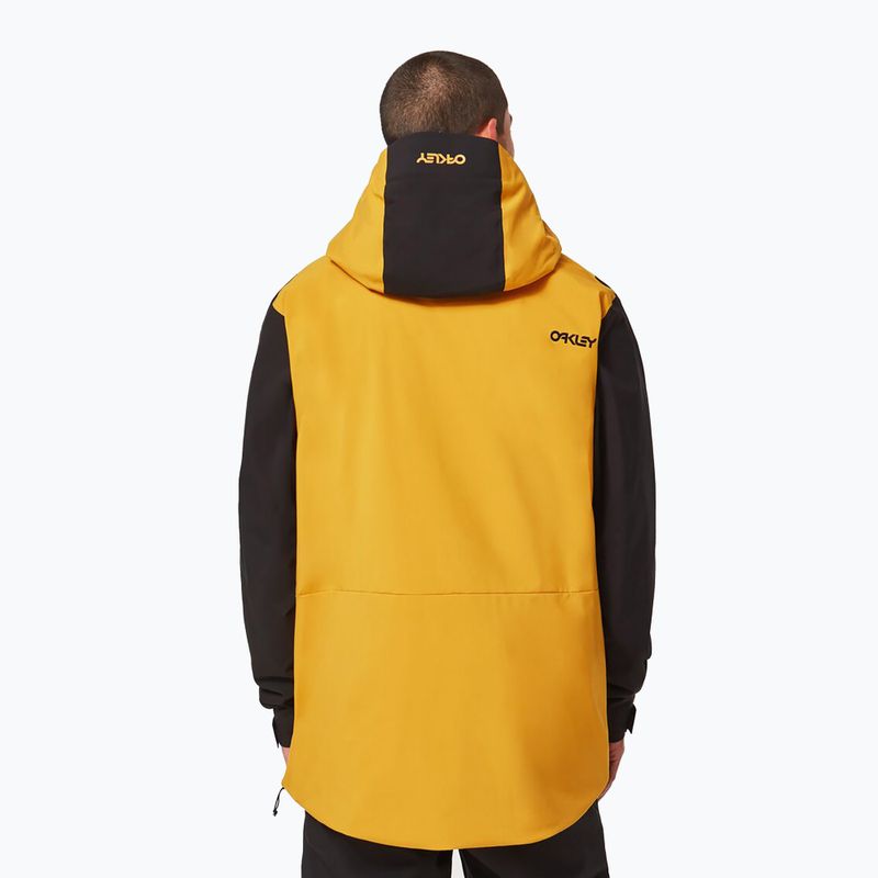 Oakley TNP TBT Insulated Anorak Yellow Vyriška snieglenčių striukė FOA403652 2