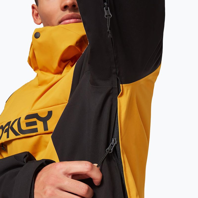 Oakley TNP TBT Insulated Anorak Yellow Vyriška snieglenčių striukė FOA403652 9