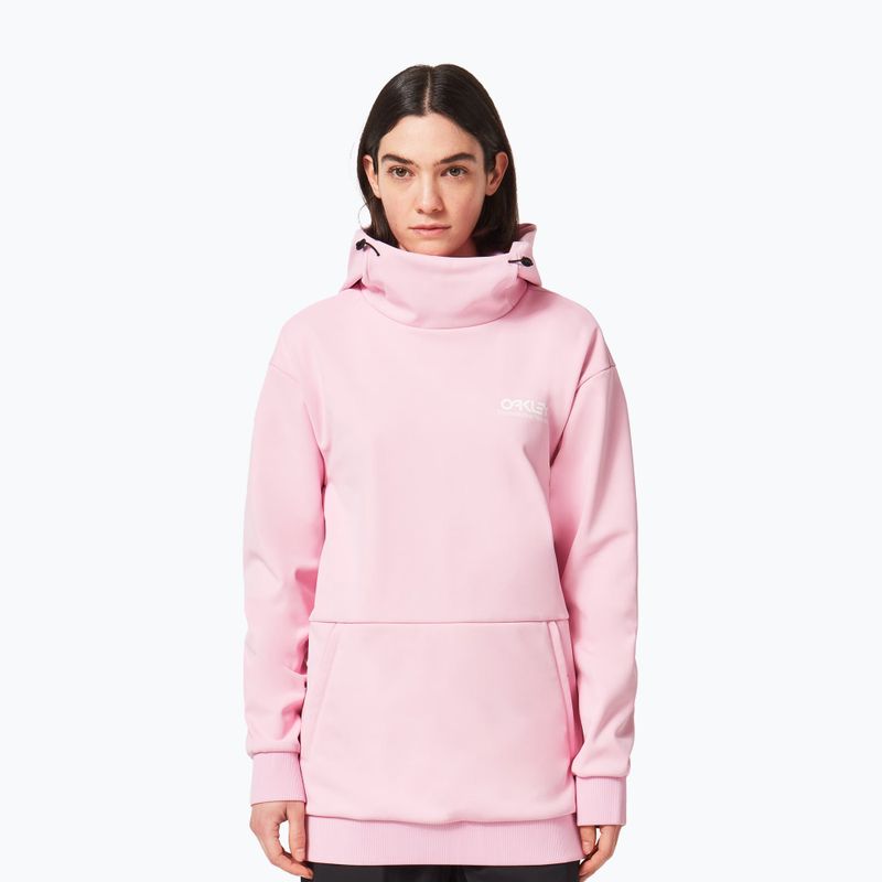 Moteriška Oakley Park RC Softshell snieglenčių striukė su gobtuvu Pink FOA500320