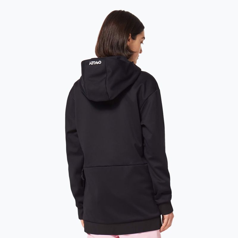 Moteriškas softshell džemperis Oakley Park RC Softshell Hoodie blackout 2