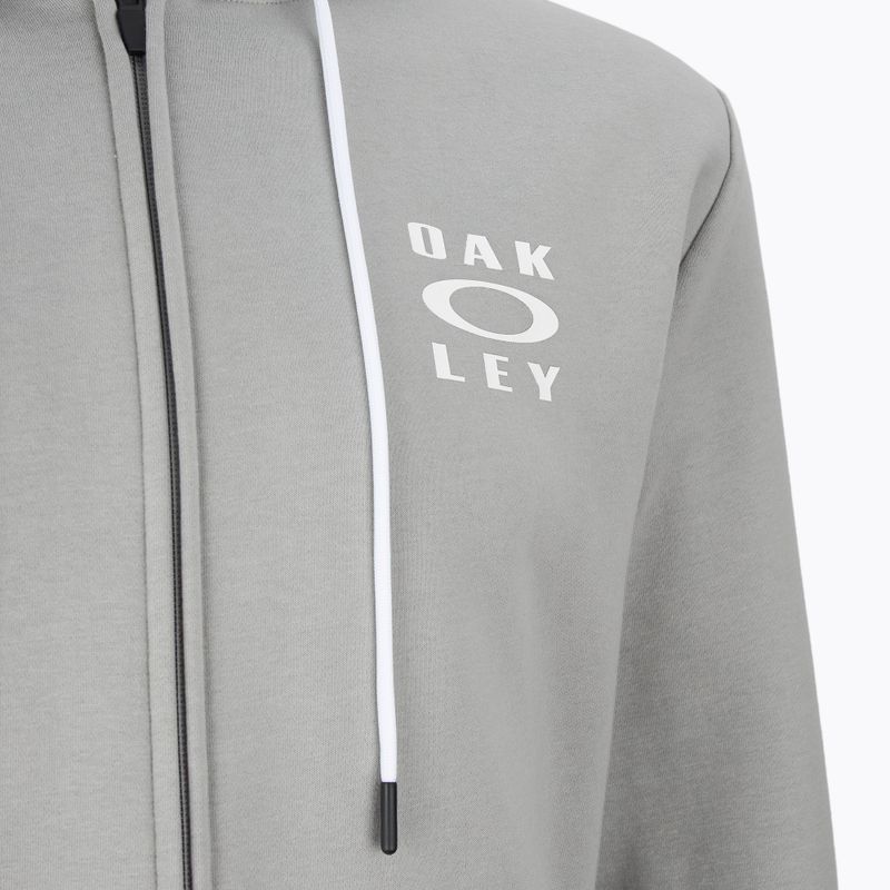 Vyriškas džemperis Oakley FZ Hoodie stone gray 3
