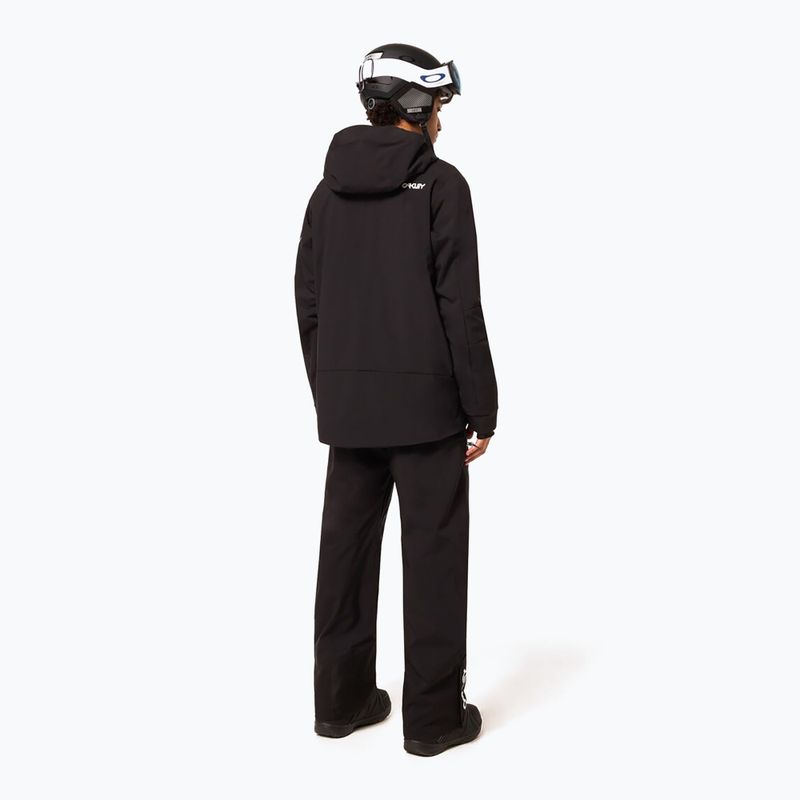 Vyriška snieglenčių striukė Oakley TNP TBT Insulated black/white logo 2