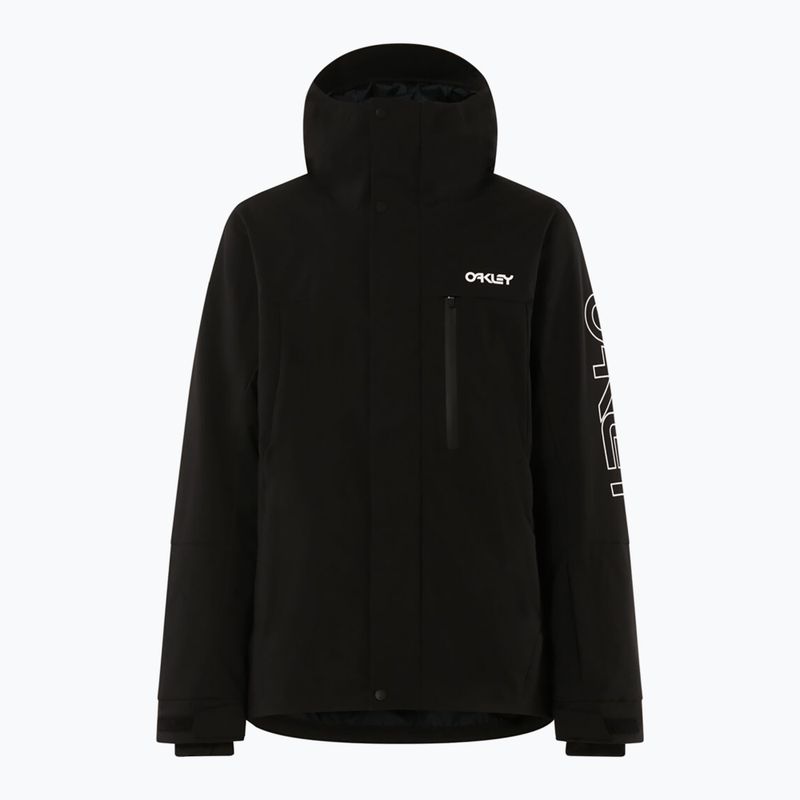 Vyriška snieglenčių striukė Oakley TNP TBT Insulated black/white logo 15