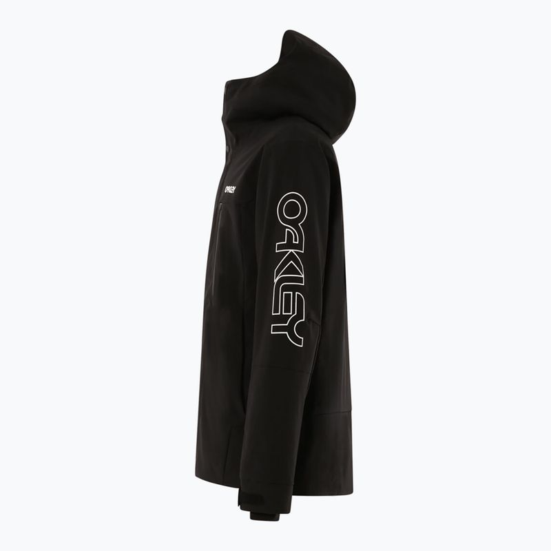 Vyriška snieglenčių striukė Oakley TNP TBT Insulated black/white logo 17