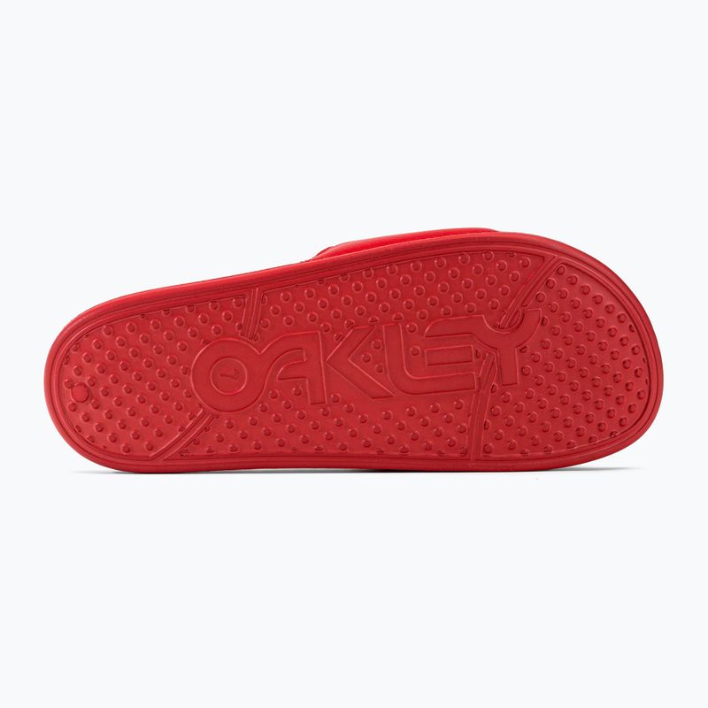 Oakley vyriškos B1B Slide 2.0 šlepetės raudonos FOF100424465 5