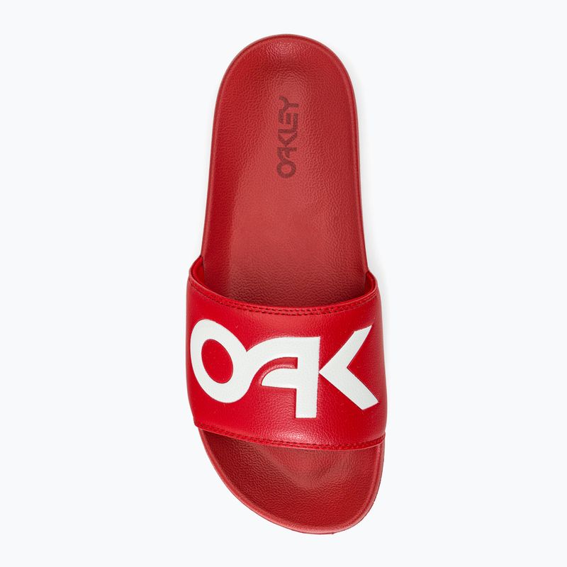 Oakley vyriškos B1B Slide 2.0 šlepetės raudonos FOF100424465 6
