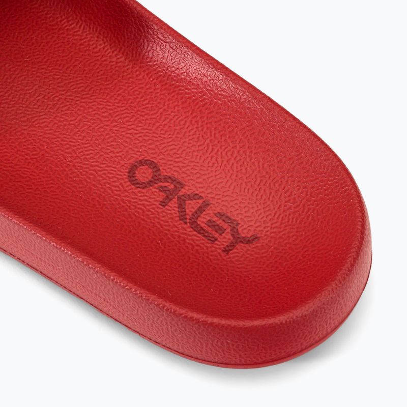 Oakley vyriškos B1B Slide 2.0 šlepetės raudonos FOF100424465 8