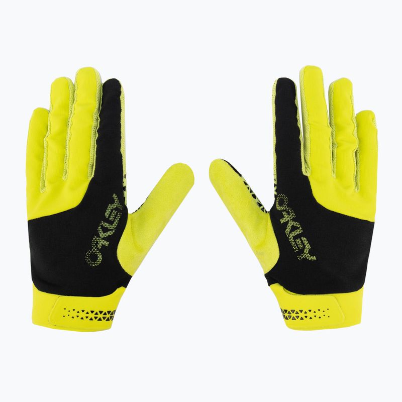 Oakley Off Camber Mtb dviratininkų pirštinės geltonos ir juodos spalvos FOS900875 3