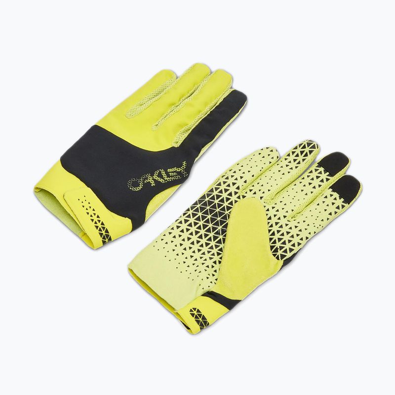 Oakley Off Camber Mtb dviratininkų pirštinės geltonos ir juodos spalvos FOS900875 5