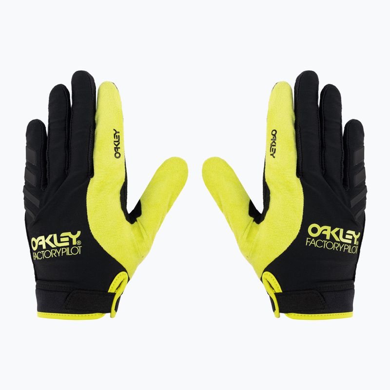 Oakley Switchback Mtb dviratininkų pirštinės juodos/geltonos FOS900879 3