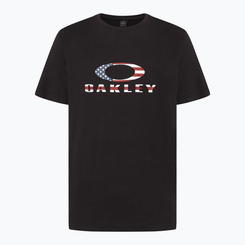 Vyriški marškinėliai Oakley O Bark 2.0 black/american flag 6