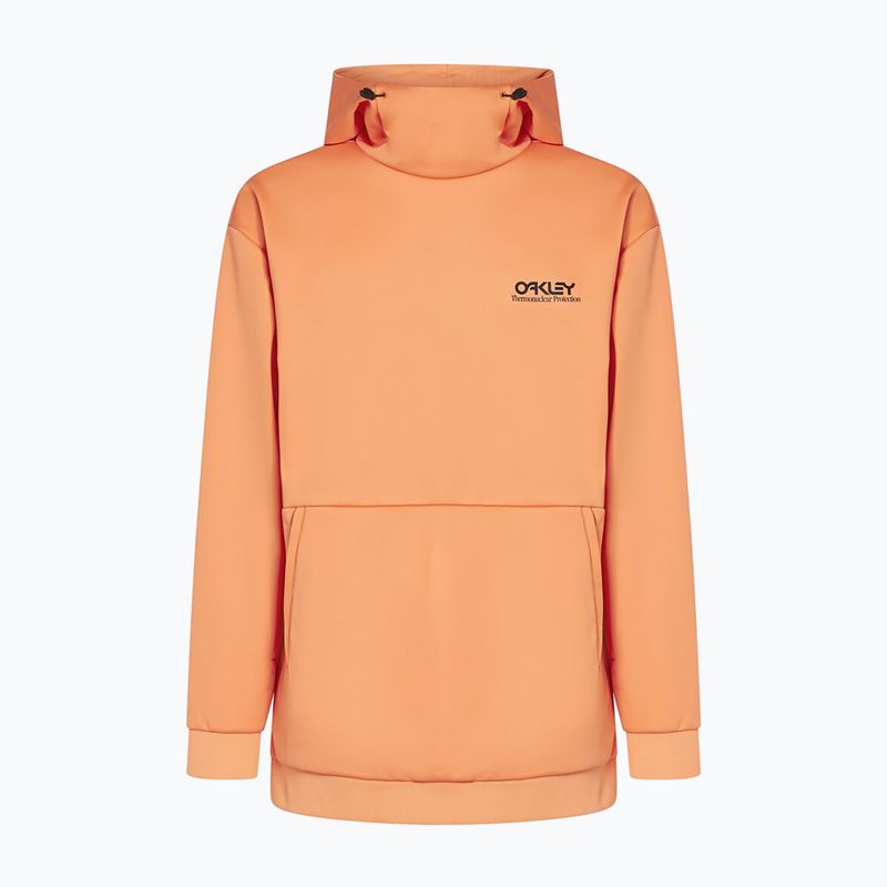 Vyriška striukė su gobtuvu Oakley Park RC Softshell Hoodie soft orange 5