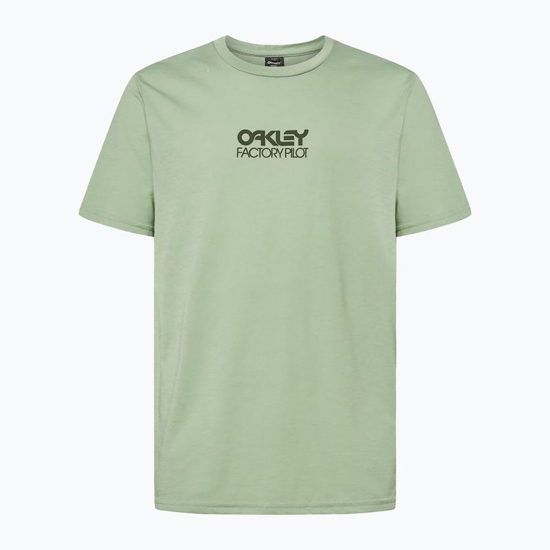 Vyriški dviratininkų marškinėliai Oakley Factory Pilot Ss Tee green FOA404507