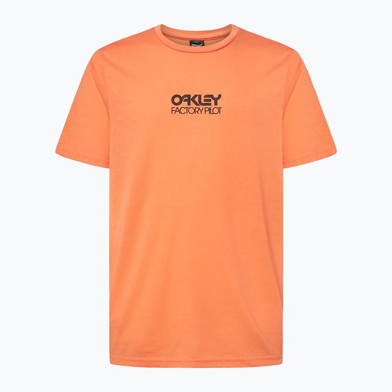Vyriški dviratininkų marškinėliai Oakley Factory Pilot Ss Tee orange FOA404507
