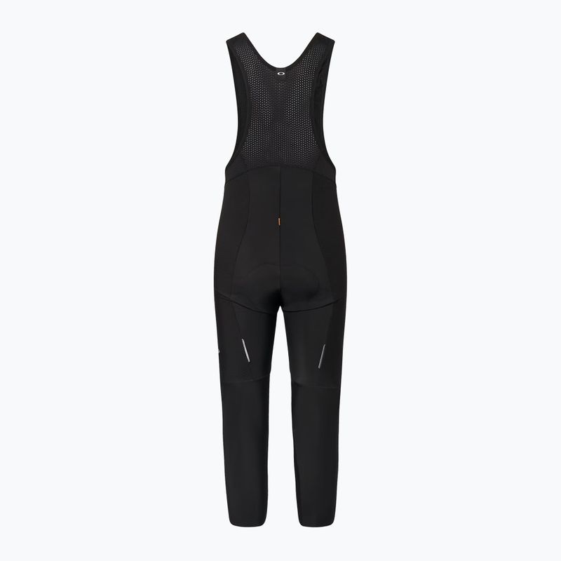 Vyriški Oakley Clima Thermal Bib Tight dviračių šortai juodi FOA404886 8