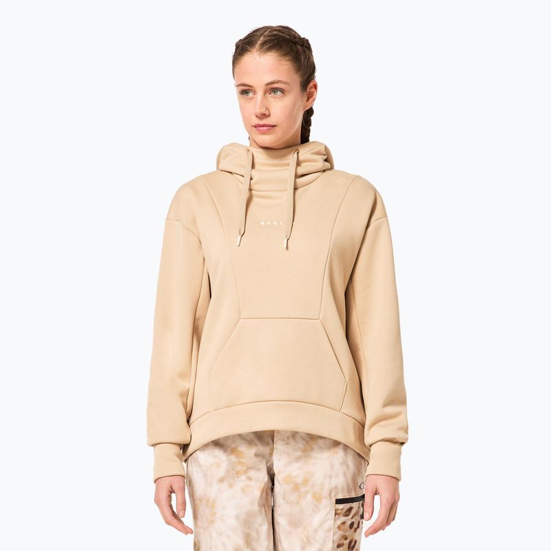 Moteriški Oakley Rosy RC Fleece Hoodie Humus Snowboard džemperiai