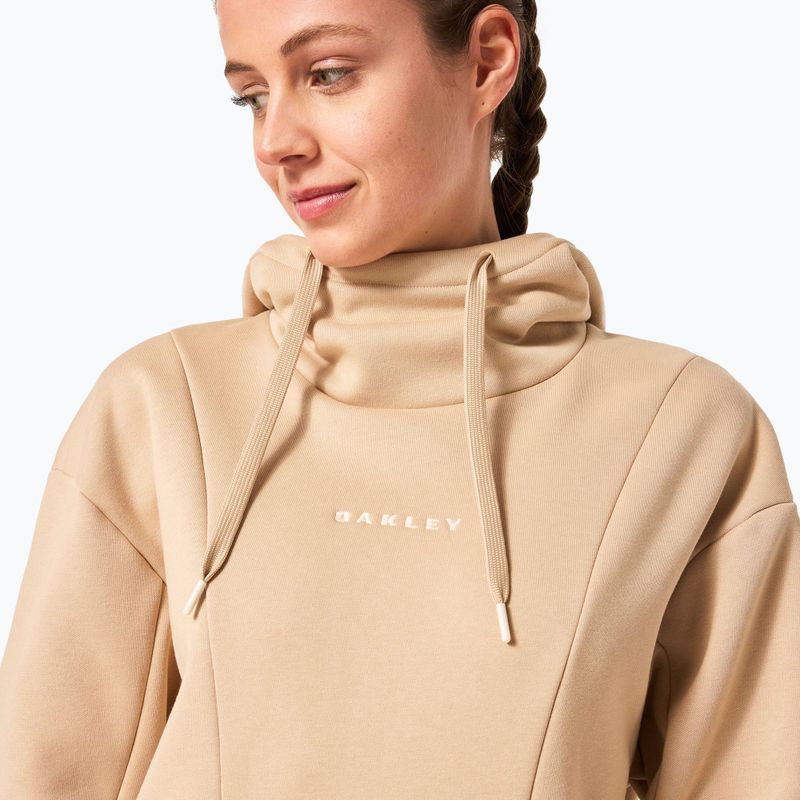 Moteriški Oakley Rosy RC Fleece Hoodie Humus Snowboard džemperiai 5