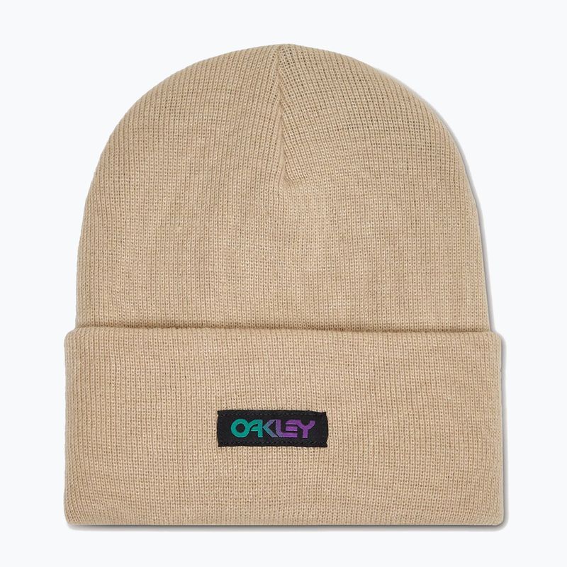 Žieminė kepurė Oakley B1B Gradient Patch Beanie humus