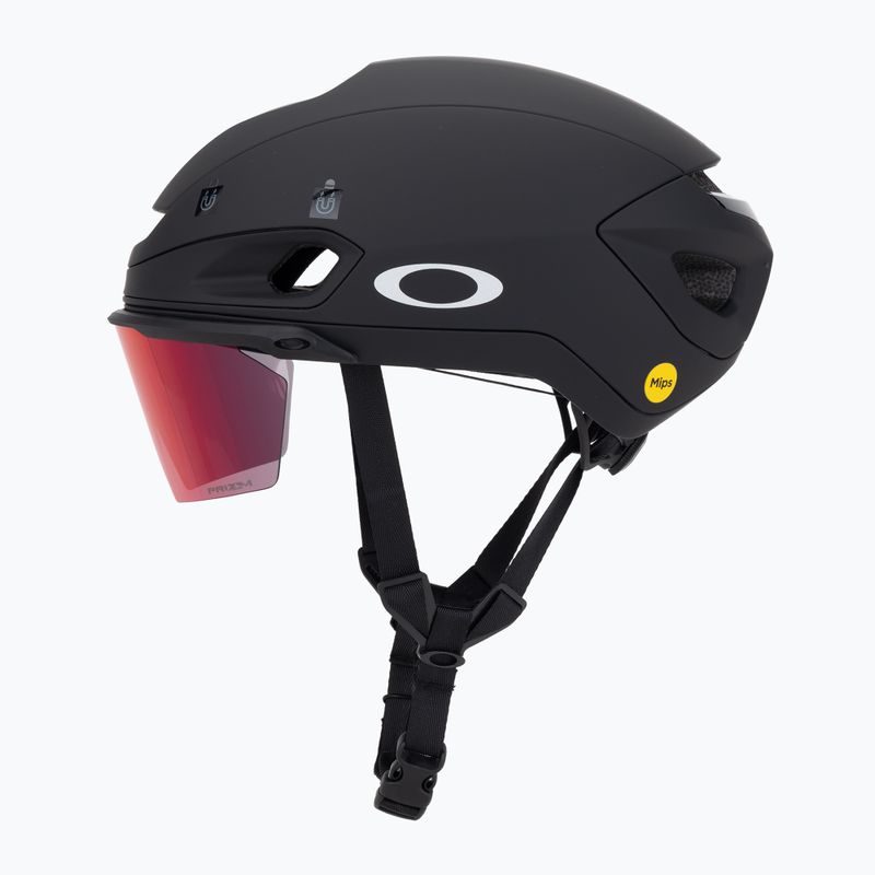 Oakley Aro7 Road matinis juodas/prizm kelių dviračių šalmas 3